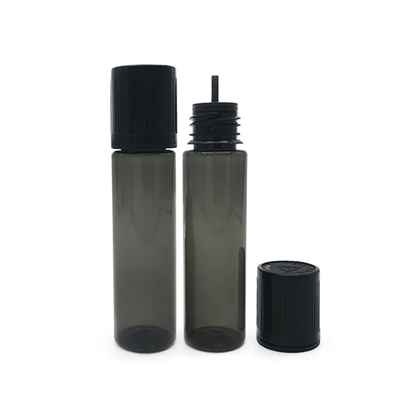 Niestandardowa butelka E Liquid PET z zakrętkową czapką, okrągły kształt, niestandardowe logo i kolorowy druk