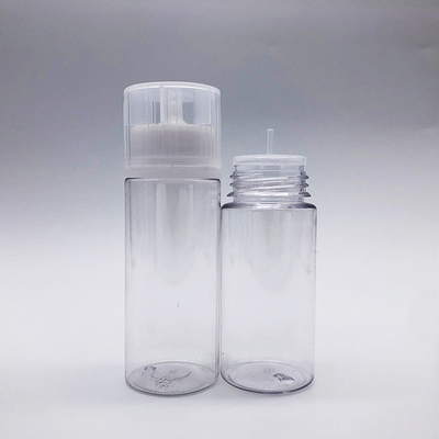 E Płynny okrągły butelka PET opakowanie różnorodność szyi dziecięcej Przejrzyste 10 ml - 100 ml wielkość