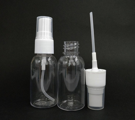 Klasyczny okrągły przezroczysty butelka PET plastikowa Spray Gładka powierzchnia Różne pojemności