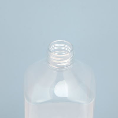 Pojemność butelki 250 ml Butelki z plastikowymi płynami lub płynami, przejrzyste z plastikowym materiałem pokrytym elektroplastem UV