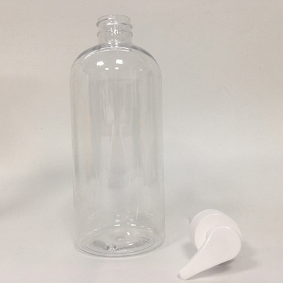PETG Pump Bottle 20/410 Spec for Cosmetics Shampoo - personalizable logo design