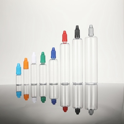 Zindywidualizowana przezroczysta butelka z kroplówką PET z Childproof Screw Cap