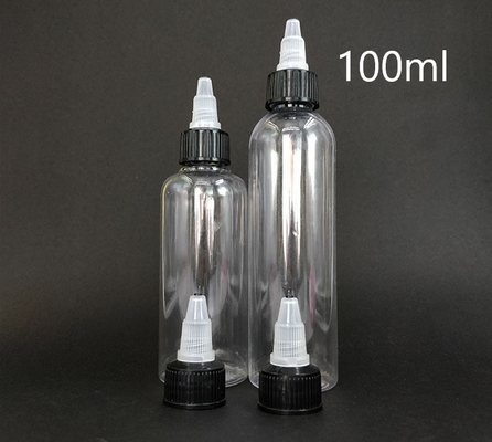Przejrzyste plastikowe butelki z wierszem w 15 ml-100 ml pojemność do zamykania na zamówienie