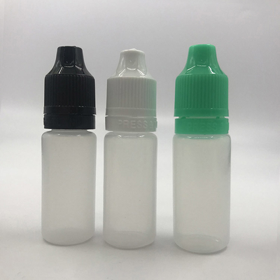 Przejrzyste czarne butelki kroplówkowe 10 ml-120 ml Gładka powierzchnia do przechowywania płynów