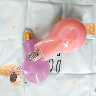 Szklane butelki na herbatę z mleka z plastiku z śrubą na pokrywie 500 ml pojemność kwadratowy okrągły kształt 0,5 kg ciężar uchwyt