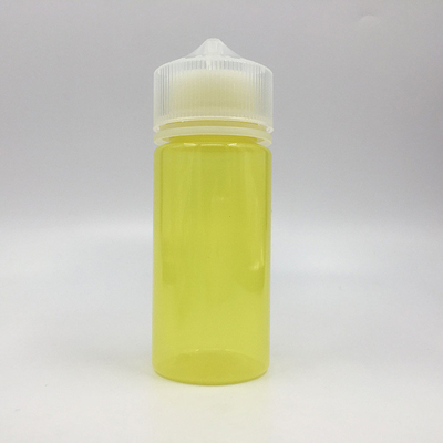 100 ml przezroczysty okrągły butelka z płynem E z zabezpieczoną przed dziećmi czapką