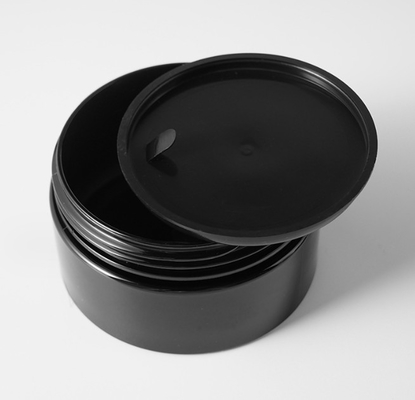 Gorąca sprzedaż 30ml 50ml 100ml 120ml 150ml Matte Black Forest plastikowe słoiki z pokrywkami