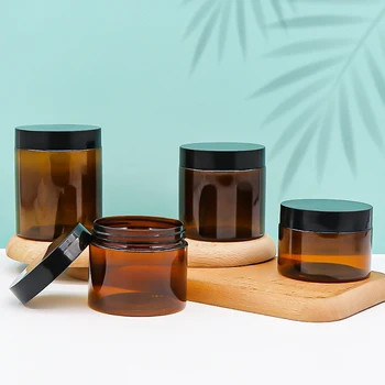 Biały 5ml 10ml 15ml 30ml 50ml Powtarzalny pojemnik do pielęgnacji skóry Plastic Cosmetic Jar