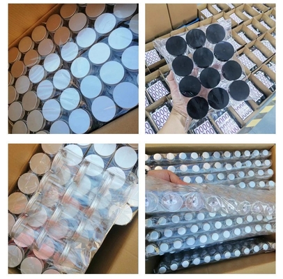 Zastosowalne pojemniki z plastikowych słoików z aluminiową pokrywą uszczelniającą do przejrzystego przechowywania