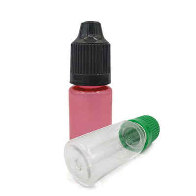 Przejrzysty butelka płynna 10 ml 15 ml 30 ml 60 ml 80 ml 100 ml PET E z dostosowanym logo na ekranie