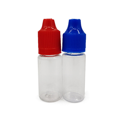 Przejrzysty butelka płynna 10 ml 15 ml 30 ml 60 ml 80 ml 100 ml PET E z dostosowanym logo na ekranie