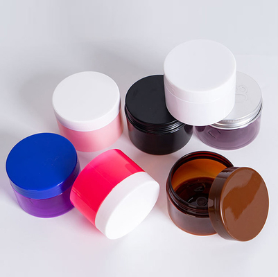 3 oz przejrzyste plastikowe słoiki z czułymi na ciśnienie pokrywkami uszczelniającymi