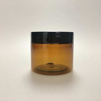 Produkty spożywcze Niestandardowe Pustka szeroka PET opakowanie 100g 150g 200g 8oz 4oz Kosmetyczny przezroczyste białe czarne plastikowe słoik z pokrywą