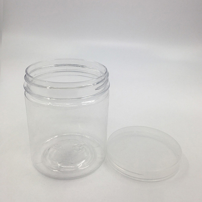Zastosowalne pojemniki z plastikowych słoików z nadrukowanymi logo i opcjami pokrywy