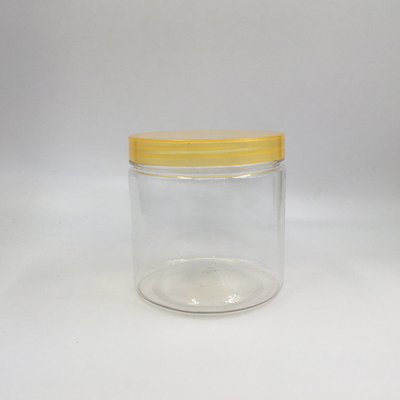 500ml 650ml 800ml plastikowe słoiki do żywności Wielozadaniowe użycie PET Plastic Transparent Jars For Food container