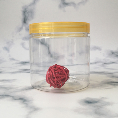 500ml 650ml 800ml plastikowe słoiki do żywności Wielozadaniowe użycie PET Plastic Transparent Jars For Food container