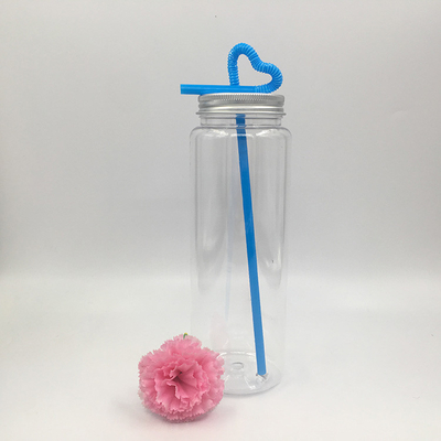 500 ml kwadratowych, przejrzystych plastikowych butelek do herbaty z mlekiem do soku i kawy