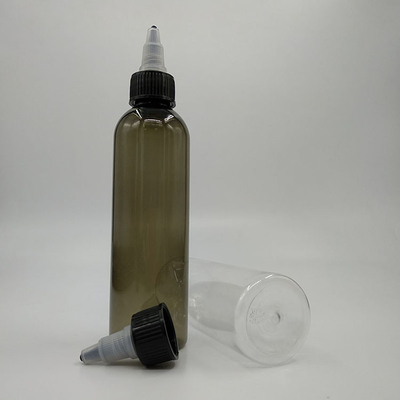 100 ml przezroczyste butelki z kapsułkami z zabezpieczeniem przed dziećmi