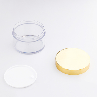 10 ml-150 ml jasnego plastikowego okrągłego słoika kremowego z szczelnym uszczelnieniem