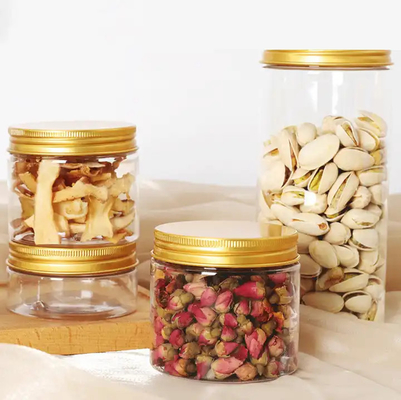 2oz 3oz 4oz 5oz 6oz 7oz 8oz pojemność plastikowe słoiki z aluminiowymi pokrywkami
