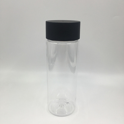 250 ml kwadratowych okrągłych plastikowych butelek do herbaty z mlekiem ze śrubą na pokrywie