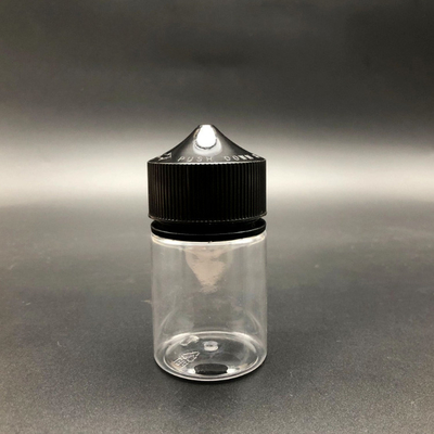 80 ml przejrzyste butelki z kroplówką płynną Childproof z logo