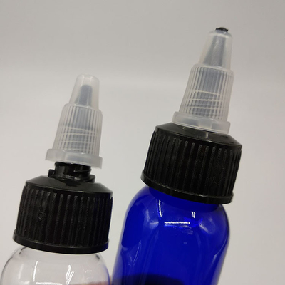 100 ml plastikowych słoików z skrzypcem z dostosowalnym panelem etykietowym i typem uszczelnienia