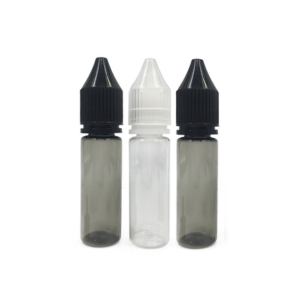 15 ml przezroczystej plastikowej butelki PET do płynu E