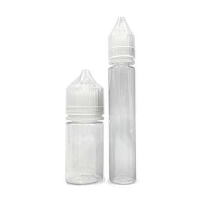 15 ml przezroczystej plastikowej butelki PET do płynu E