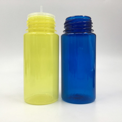 Zindywidualizowane przezroczyste butelki PET E o okrągłym kształcie z dziecięco zabezpieczoną muszką pojemnością 30 ml