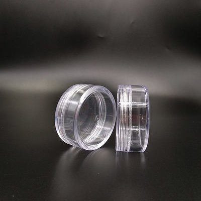 Personalizowany 30 ml płaski plastikowy słoik kosmetyczny z logo