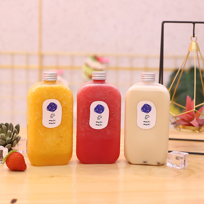 Nowoczesne butelki do przechowywania czystych herbat mlecznych z śrubą na pokrywie 0,5 kg