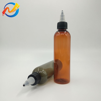 100 ml przejrzyste płynne plastikowe butelki wypełnione śrubą