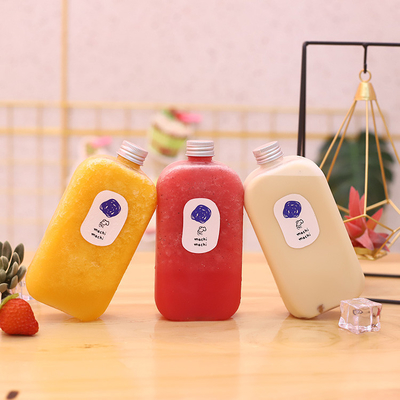 Dostosowywalne plastikowe butelki do herbaty z mlekiem o pojemności 120 ml ze śrubą na pokrywie