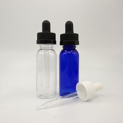 Przejrzysta butelka z ciekłą kroplówką z czarnego szkła o pojemności 5 ml 10 ml 15 ml 20 ml 30 ml 50 ml 100 ml