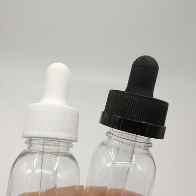 10ml-120ml plastikowe butelki z płaską powierzchnią i śrubkowymi pokrywkami