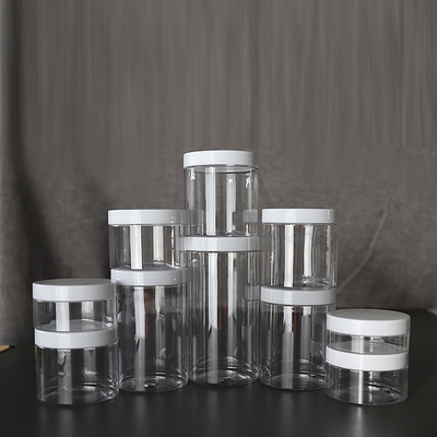 Zamówione plastikowe słoiki kosmetyczne w różnych pojemnościach 10-150 ml