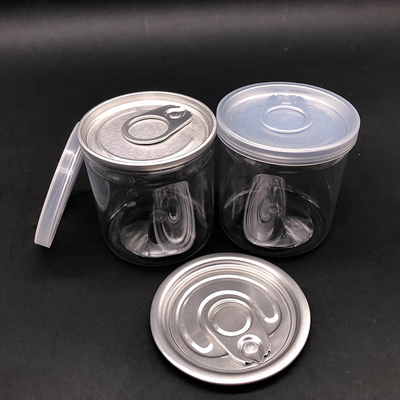 2 oz-8 oz pojemności plastikowe słoiki z plastikową pokrywą i czułą na ciśnienie uszczelnieniem