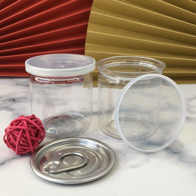 Wygodne przechowywanie miodu szerokie plastikowe słoiki z pokrywkami i aluminiową czapką butelki PET