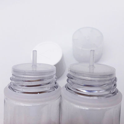 Drukowanie 5000 sztuk przezroczystych czarnych niestandardowych plastikowych butelek z kroplomierzem, idealnych do olejków eterycznych, serum i rozwiązań do pakowania płynów