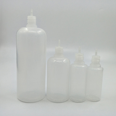 10 ml-120 ml przezroczyste butelki z czarnego szkła z śrubokrętkiem