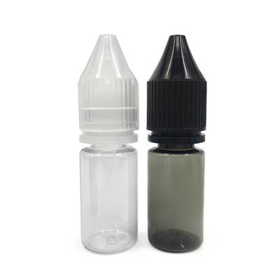 Zindywidualizowane logo Drukowane przezroczyste butelki z tworzyw sztucznych PET dla E Liquid
