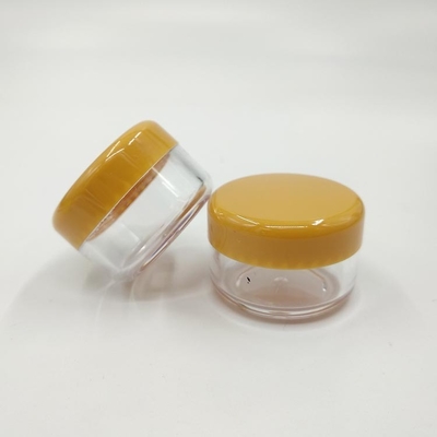 Gładka powierzchnia plastikowa słoik kosmetyczny 10ml 15ml 30ml 60ml 80ml 100ml 120ml 150ml z przejrzystą konstrukcją