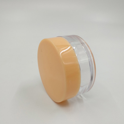 Gładka powierzchnia plastikowa słoik kosmetyczny 10ml 15ml 30ml 60ml 80ml 100ml 120ml 150ml z przejrzystą konstrukcją