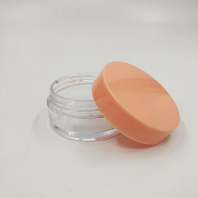 Gładka powierzchnia plastikowa słoik kosmetyczny 10ml 15ml 30ml 60ml 80ml 100ml 120ml 150ml z przejrzystą konstrukcją