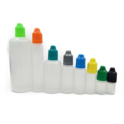 18mm Wielkość szyi E Butelka płynna 10ml 15ml 30ml 60ml 80ml 100ml Do papierosów elektronicznych