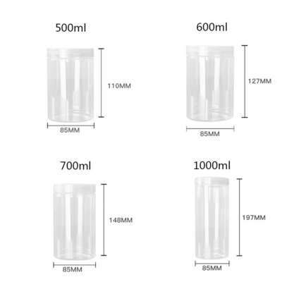 Zestaw do przechowywania kosmetyków o różnej pojemności 10ml 15ml 30ml 60ml 80ml 100ml 120ml 150ml