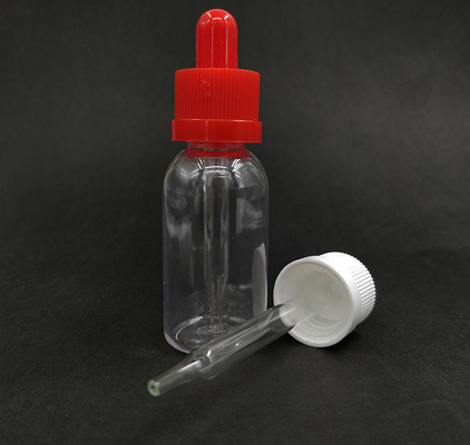 Przejrzysty PET Childproof Round Screw Cap E Liquid Bottle For E Juice Packaging With Screen Printing (PET) - okrągła śrubkowa czapka E butelka płynna do pakowania soków E z drukiem ekranowym
