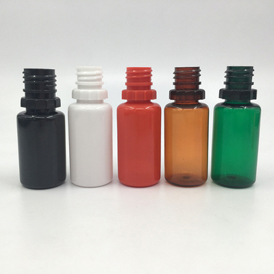 10-100 ml PET E pojemnik płynny z dziecięco zabezpieczoną czapką do przechowywania i drukowania