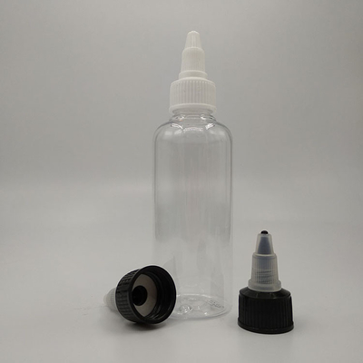 Niestandardowy panel etykietowy Plastic Screw Top Containers 15ml 30ml 50ml 70ml 80ml 100ml Do opakowań kosmetycznych